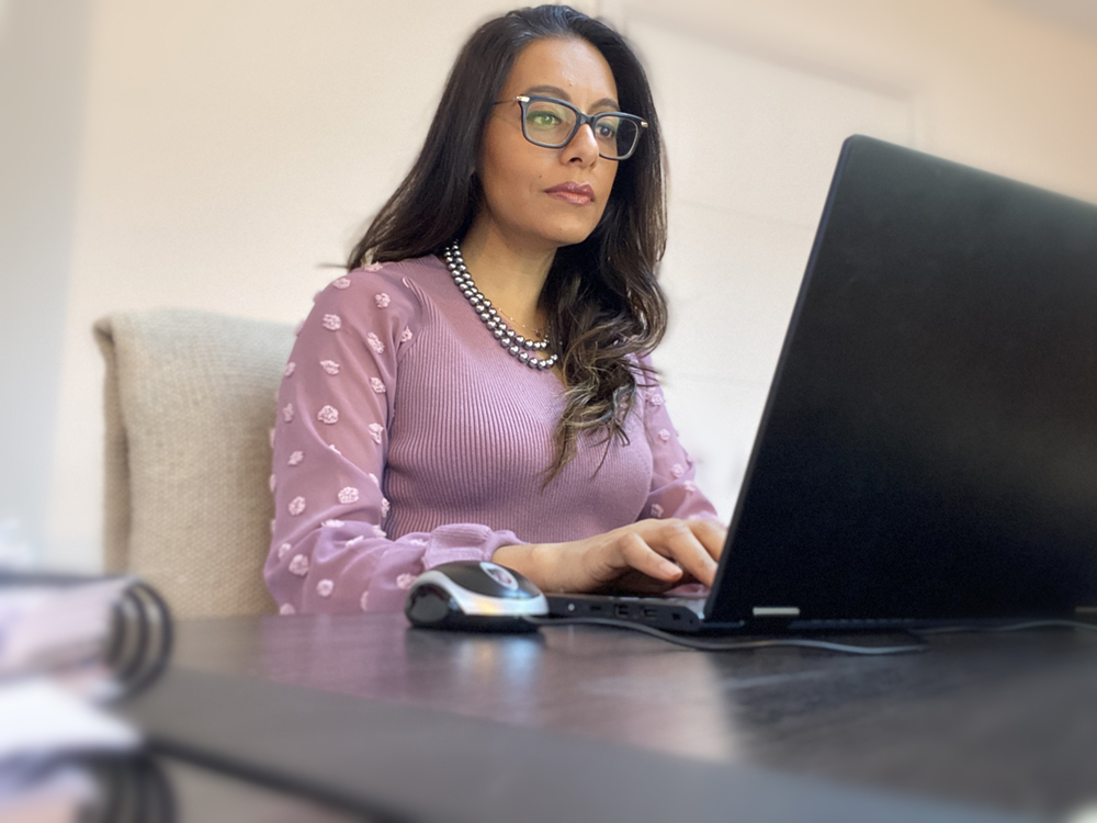 staff working from home